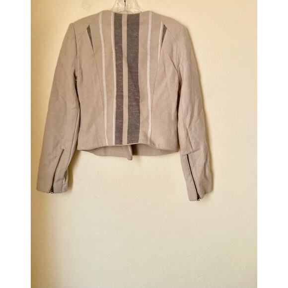 BcBg Max Azria Women's Jacket Size XS Holden Striped Cropped - Picture 5 of 10